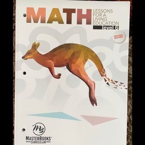 ✅SOLD ✅Masterbooks Math Level 6